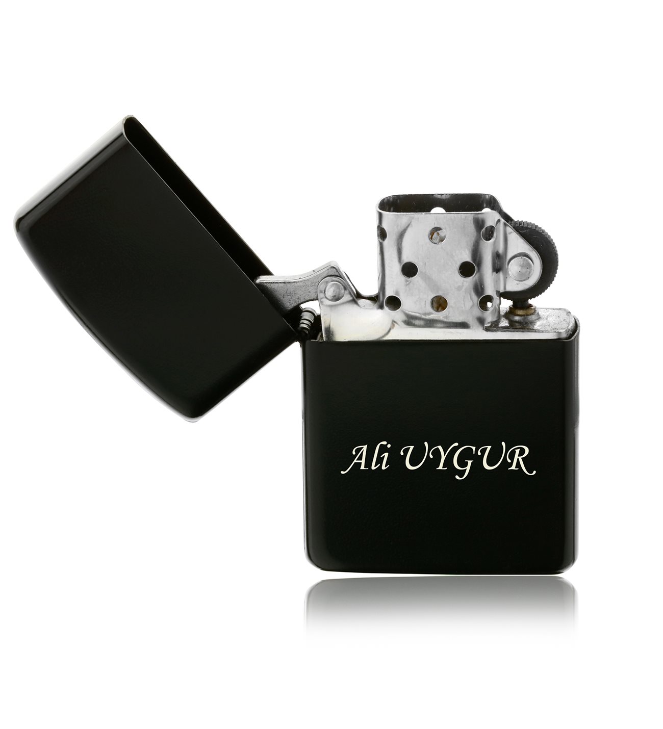 kişiye özel isim yazılı zippo çakmak