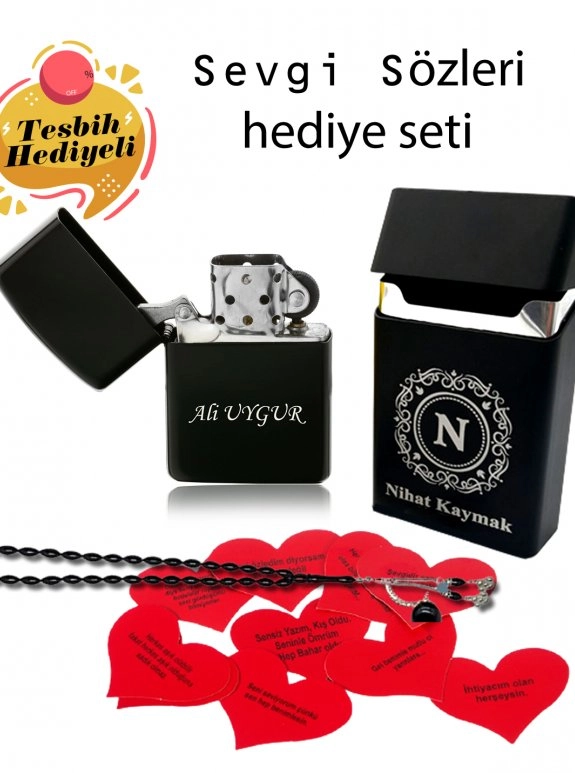 Kişiye Özel Çakmak Sigara Kutusu