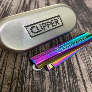 Gökkuşağı Renk Kişiye Özel Clipper